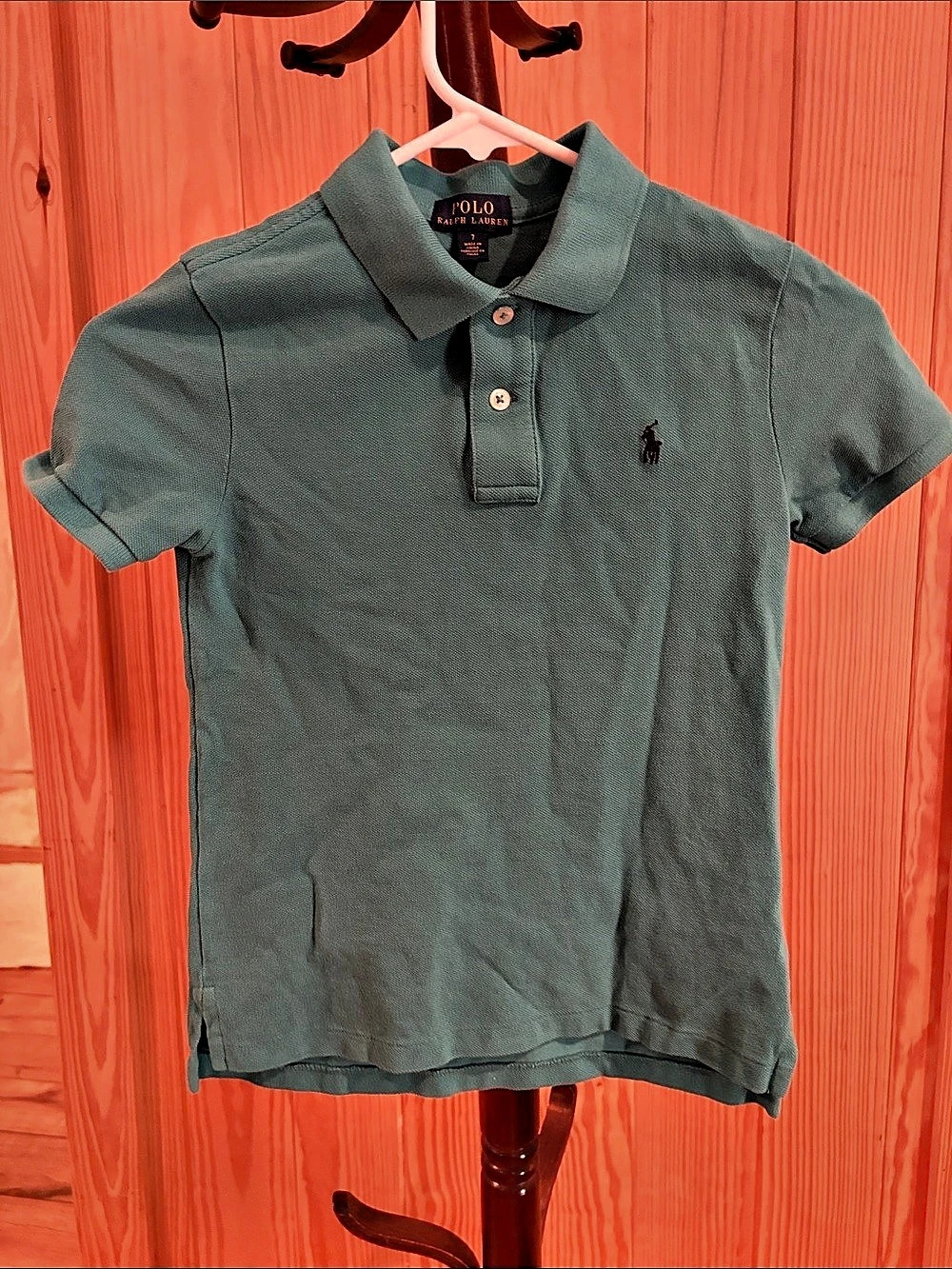 Polo Ralph Lauren Kids The Iconic Mesh Polo Boys 7 Green